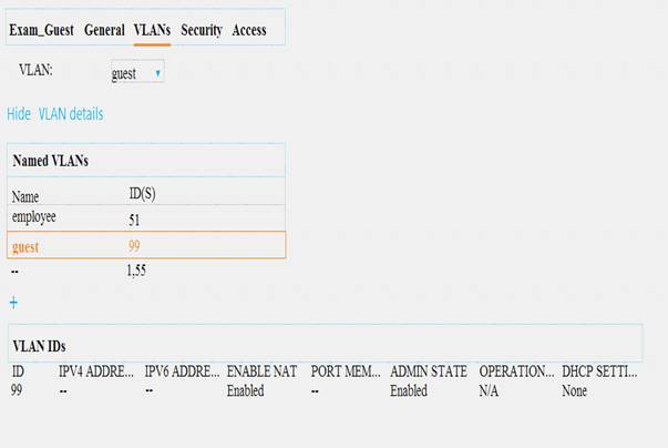 HPE6-A42 dumps exhibit