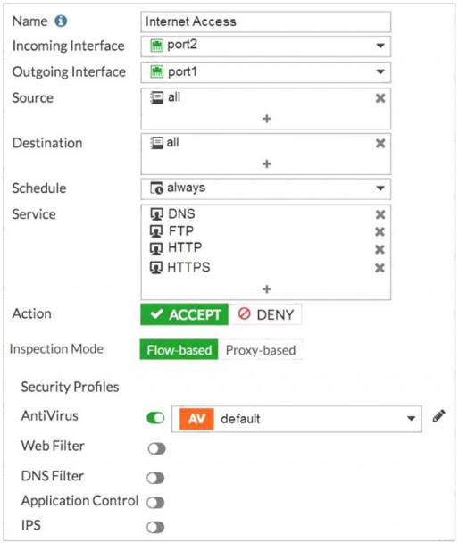 NSE4_FGT-7.0 dumps exhibit